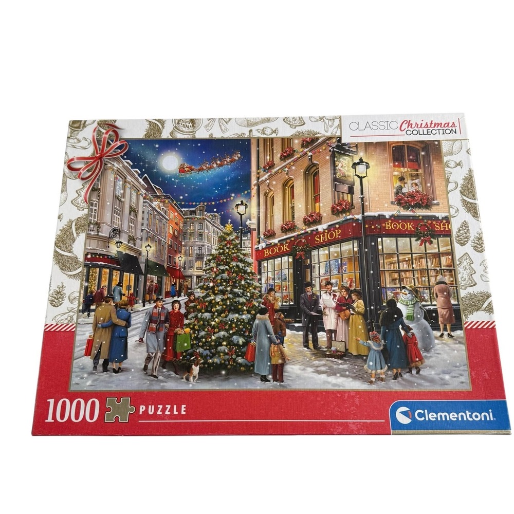 Clementoni A‎ Christmas Stroll 1000 Pieces Puzzle Complete
